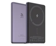 Powerbanki - Adam Elements Gravity C5 Magnetic Wireless (Ultra Slim) 5000mAh fioletowy - miniaturka - grafika 1