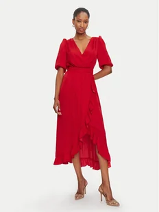 Morgan Sukienka letnia 242-RIALY Pomarańczowy Regular Fit - Sukienki - miniaturka - grafika 1