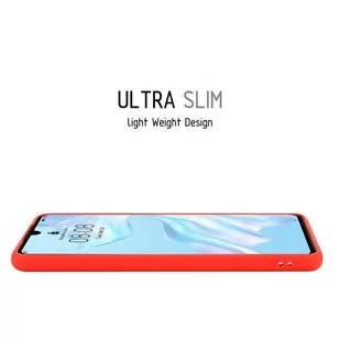 Crong Soft Skin Cover - Etui Huawei P30 (czerwony) - Etui i futerały do telefonów - miniaturka - grafika 3