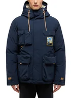 Kurtki męskie - Mustang Parka "Aspen" w kolorze granatowym - miniaturka - grafika 1