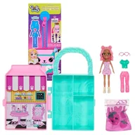 Lalki dla dziewczynek - Polly Pocket Mała Stylistka Przenośna Walizeczka Z Akcesoriami - miniaturka - grafika 1