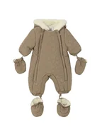 Kombinezony dla dzieci - Mayoral Kombinezon zimowy 2615 Beżowy Regular Fit - miniaturka - grafika 1