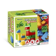 Klocki - Wader Kids Blocks Klocki 50 elementów - miniaturka - grafika 1