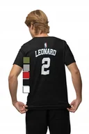 Koszulki męskie - KOSZULKA MĘSKA Z NADRUKIEM NA PLECACH NBA CLIPPERS - KAWHI LEONARD - 3XL - miniaturka - grafika 1
