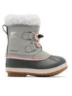 Buty dla dziewczynek - Sorel Śniegowce Yoot Pac™ Nylon Wp 2114112081 Szary - miniaturka - grafika 1