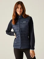 Kurtki i kamizelki sportowe damskie - Regatta Kurtka hybrydowa "Clumber V" w kolorze granatowo-czarnym - miniaturka - grafika 1