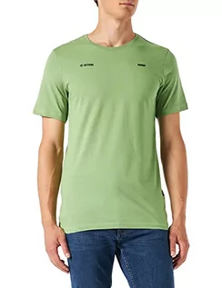 Koszulki męskie - G-STAR RAW Męski t-shirt Hand Back Gr Slim R T, zielony (Tendril 336-d115), M - grafika 1