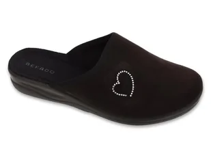 Kapcie damskie pantofle domowe Befado 551D015 z zakrytymi palcami czarne-40 - Kapcie damskie - miniaturka - grafika 1