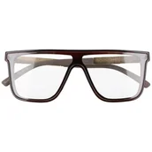 Okulary korekcyjne, oprawki, szkła - Okulary Prostokątne do komputera z filtrem BLUE LIGHT Pełne szkło Zerówki 2562-2 - miniaturka - grafika 1