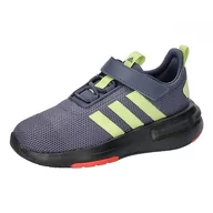 Buty dla dziewczynek - adidas Unisex dziecięce buty sportowe Racer Tr23, Shadow Navy Pulse Lime Core Black, 36.5 EU - miniaturka - grafika 1