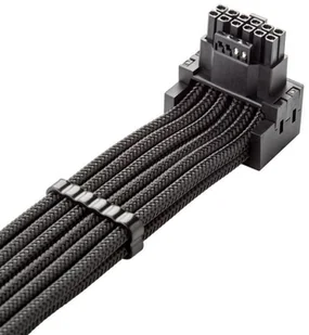 CableMod Universal Pro ModMesh 16-Pin zu 16-Pin-Kabel, 90 Anschluss, Sleeved, StealthSense - schwarz, 60 cm, Var. A - Kable komputerowe i do monitorów - miniaturka - grafika 1