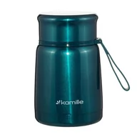 Termosy - Termos obiadowy, menażka stalowy z łyżeczką 530ml - miniaturka - grafika 1