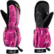 Odzież trekkingowa męska - Dziecięce Rękawiczki VIKING SNOPPY KIDS 125/23/2288/46 – Różowy - miniaturka - grafika 1