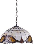 Lampy sufitowe - Kaja wisząca witrażowy Witraż 1xE27 60W K-P161122 - miniaturka - grafika 1