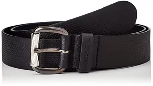 Diesel B-ROLLY, Pasek męski, Czarny (Black T8013-pr505), 75 cm - Paski - miniaturka - grafika 1