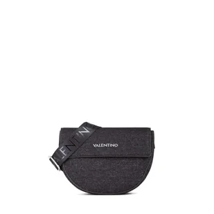 VALENTINO Bigs Denim Flap Bag Nero, czarny, jeden rozmiar - Torebki damskie - miniaturka - grafika 1