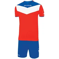 Zestawy męskiej odzieży sportowej - Givova, zestaw boiska do gry wielokolorowa Rot/Hellblau X-S - miniaturka - grafika 1