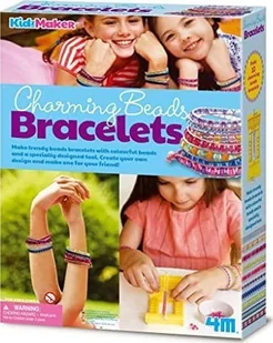 4M 4M KidzMaker DIY set Charming Beads Bracelets - Prace ręczne dla dzieci - miniaturka - grafika 1