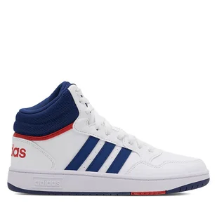 Sneakersy adidas HOOPS MID 3.0 K GZ9647 Biały - Buty dla chłopców - miniaturka - grafika 1