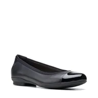 Baleriny - Clarks Sara Orchid [black leather] - rozmiar 41.5 - miniaturka - grafika 1