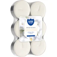 Świece - Podgrzewacz A'6 P35-179 Białe Kwiaty MAX BISPOL - miniaturka - grafika 1