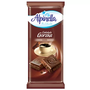 Alpinella CZEKOLADA GORZKA 90 G Zakupy dla domu i biura! 78041381 - Czekolada - miniaturka - grafika 1