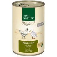 Mokra karma dla psów - REAL NATURE Senior Kurczak i kaczka 6x400 g - miniaturka - grafika 1