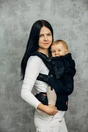 Nosidełka dla dzieci - Nosidło siatkowe LennyLamb LennyUpGrade - Heban-Regulowane - miniaturka - grafika 1