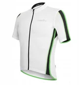 Kurtki rowerowe - Koszulka rowerowa zeroRH+ Sprint FZ white-black-bright green - M - miniaturka - grafika 1