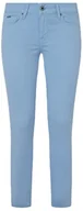 Spodnie damskie - Pepe Jeans Spodnie damskie Soho, Niebieska (Bay), 33W / 32L - miniaturka - grafika 1