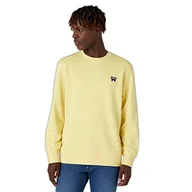 Bluzy męskie - Wrangler Bluza męska Sign Off Crew Sweater, Pineapple Slice, rozm. XXL, Pineapple Slice, XXL - miniaturka - grafika 1
