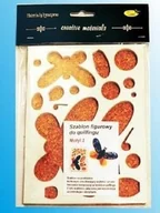 Masy plastyczne - Szablon figurowy do quillingu motyl 14.5x19cm - miniaturka - grafika 1