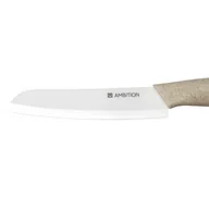 Noże kuchenne - Ceramiczny nóż Santoku SKIV, 15 cm, szary - miniaturka - grafika 1