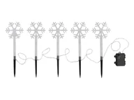 Oświetlenie świąteczne - LIVARNO home Dekoracja świetlna LED (Płatki śniegu, zimna biel) - miniaturka - grafika 1