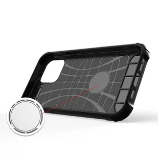 Hybrid Armor etui iPhone 14 Pro Max pancerny hybrydowy pokrowiec czarny - Etui i futerały do telefonów - miniaturka - grafika 5