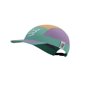 COMPRESSPORT Czapka biegowa 5 PANEL LIGHT CAP shell blue/lupine - Czapki i chusty sportowe męskie - miniaturka - grafika 1
