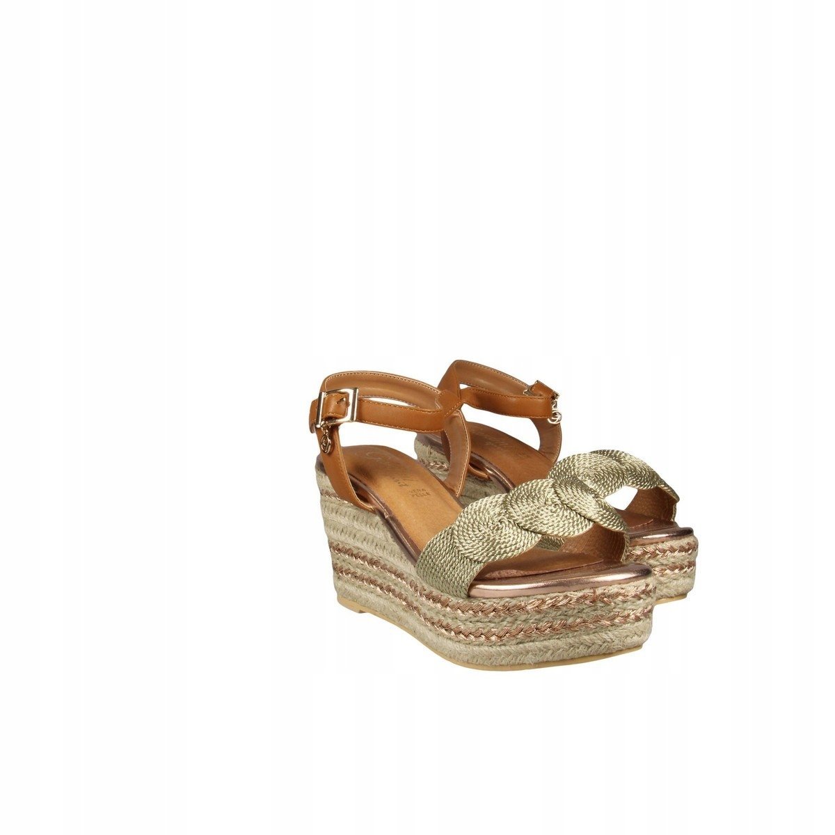 GARDINI DAMSKIE ESPADRYLE BRĄZOWE KLASYK 37 1MBL