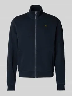 Bluza rozpinana ze stójką i wyhaftowanym logo model ‘CITY’ - Bluzy męskie - miniaturka - grafika 1