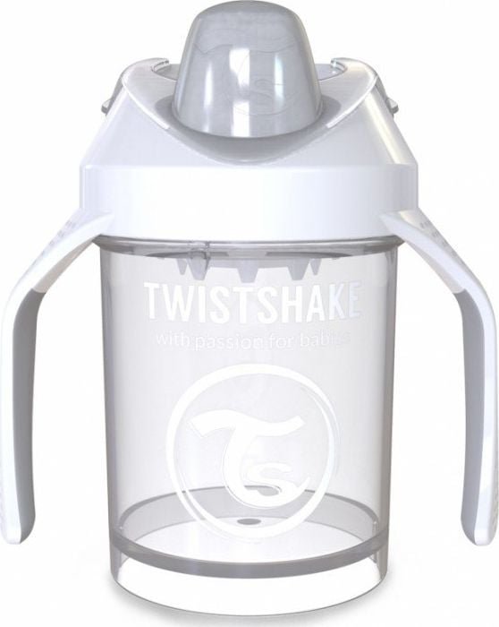 Twistshake Kubek niekapek z mikserem 230 ml biały 4m+ 3120533