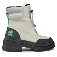 Botki damskie - Botki Timberland Brooke Valley Winter Wp TB0A5Y1CL771 Biały - miniaturka - grafika 1