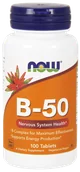 Witaminy i minerały - Now Foods NOW B-50 100tabs - miniaturka - grafika 1