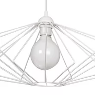 Lampy sufitowe - Inne LAMPA wisząca VEN W-CORF/C WH metalowa OPRAWA zwis klatka loft biała VEN W-CORF/C WH - miniaturka - grafika 1