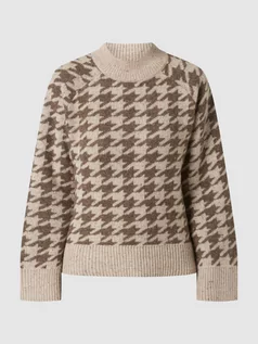 Swetry damskie - Sweter z mieszanki wełny model ‘Birdy’ - grafika 1