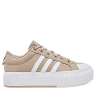 Sneakersy damskie - Sneakersy adidas Bravada 2.0 Platform JI1798 Beżowy - miniaturka - grafika 1