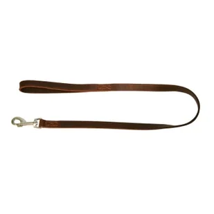 Kerbl Smycz VEGAS brązowa, odpinana 22 mm, 240 cm - Smycze dla psów - miniaturka - grafika 1