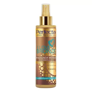 Perfecta I love Bronze Brązująca mgiełka rozświetlająca 200ml - Balsamy i kremy do ciała - miniaturka - grafika 1