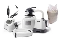 Akcesoria do basenów - Intex Pompa piaskowa 6m3/h z generatorem chloru i piaskiem - miniaturka - grafika 1