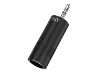 Złącza, przejściówki, adaptery - Adapter jack 6,35mm do 3,5mm ISY IAU-1027 Czarny - miniaturka - grafika 1