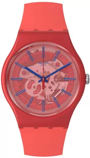 Zegarek Zegarek Swatch SO29R107-5300 REDDER THAN RED PAY! - Zegarki męskie - miniaturka - grafika 1