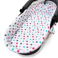 Prześcieradła dla dzieci - Wkładka Do Gondoli Wózka Prześcieradło Muślinowa - miniaturka - grafika 1